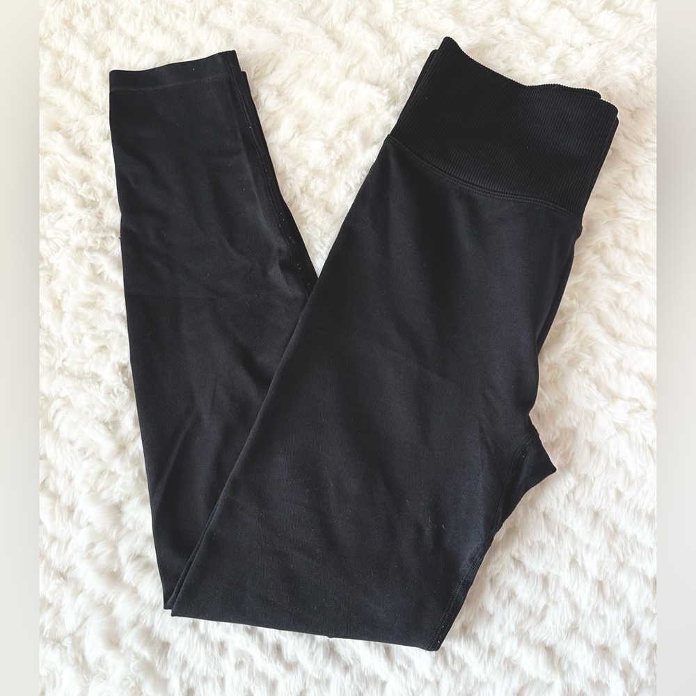 Black Victoria Secret PINK Active Seamless Tights